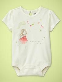 Keyhole graphic bodysuit