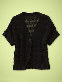 Striped dolman cardigan