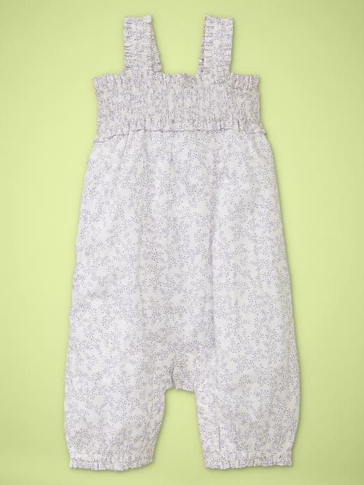 View large product image 1 of 1. Smocked romper