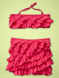 Ruffled two-piece