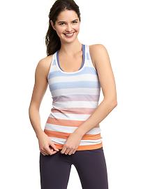 GapFit striped racerback tank