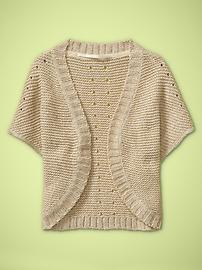 Lurex cocoon cardigan