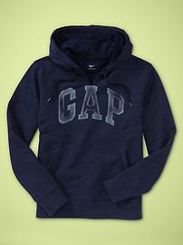 Faded arch logo hoodie