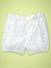 Knit bow bloomers