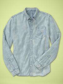 1969 indigo striped shirt