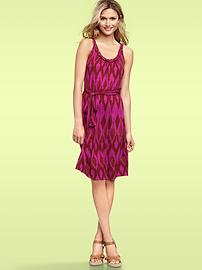 Braided print dress
