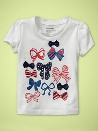 Glitter flag T