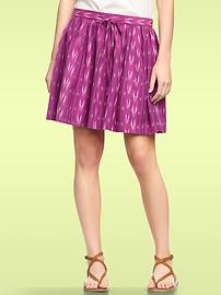 Ikat drawstring skirt