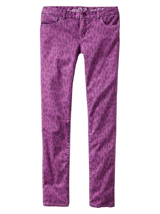 Image number 4 showing, Kids Leopard Print Super Skinny Jeans with Fantastiflex