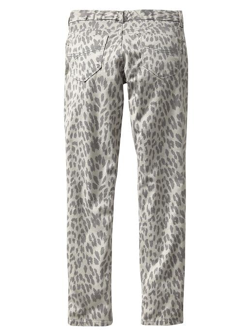 Image number 2 showing, Kids Leopard Print Super Skinny Jeans with Fantastiflex