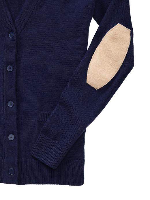 Image number 2 showing, Elbow-patch cardigan