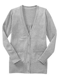 Long uniform cardigan