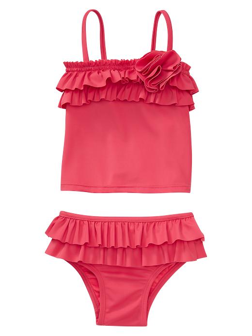 View large product image 1 of 1. Rosette tankini
