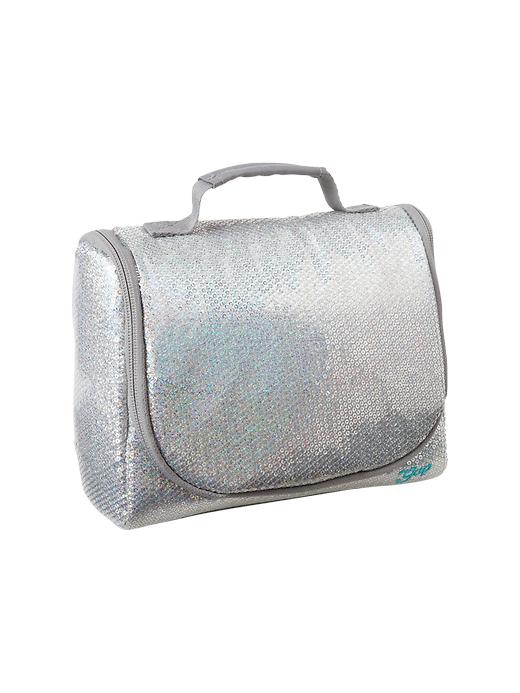 Image number 1 showing, Sequin print lunch bag