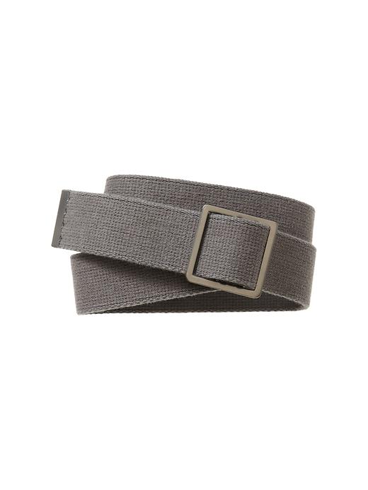 View large product image 1 of 1. Military buckle cotton webbing belt