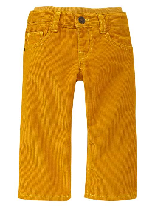View large product image 1 of 1. Knit-waist corduroy pants
