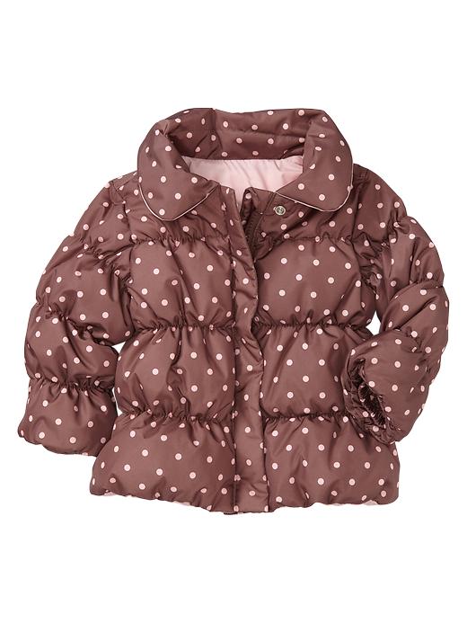 View large product image 1 of 1. Dot puffer jacket
