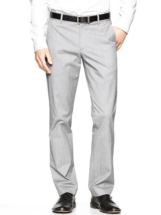 Image number 3 showing, The textured tailored pant (straight fit)