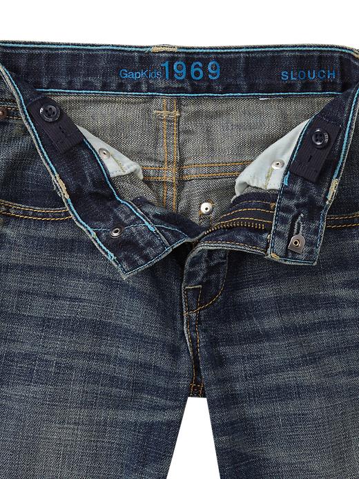 Image number 3 showing, Slouch straight jeans (medium wash)