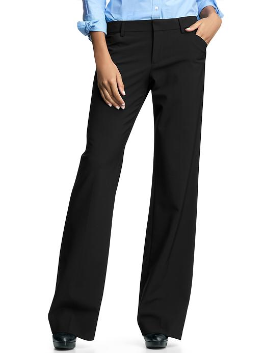 Gap Womens Perfect Trouser Pants - true black