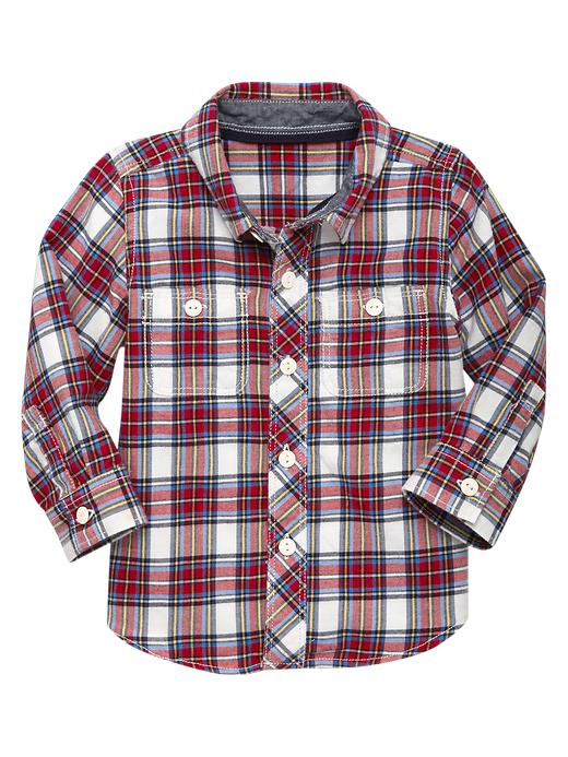 View large product image 1 of 1. Red plaid shirt