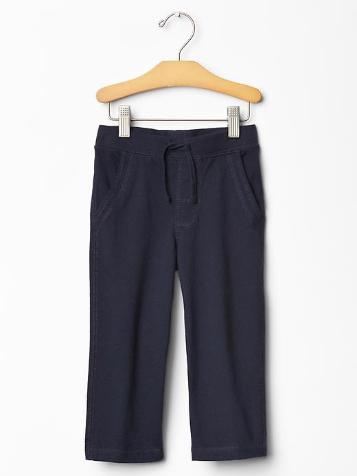 View large product image 1 of 1. Jersey knit pants