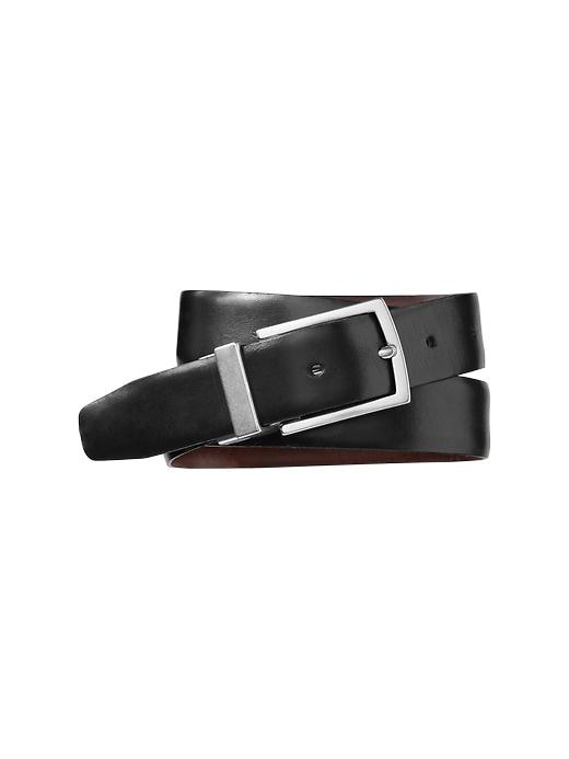 View large product image 1 of 1. Reversible leather belt
