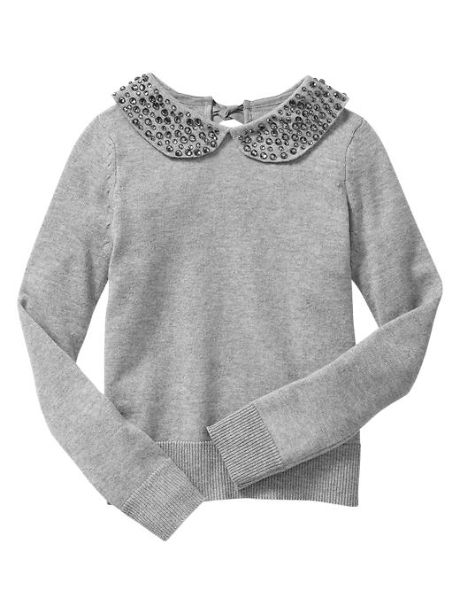 View large product image 1 of 1. Rhinestone sweater