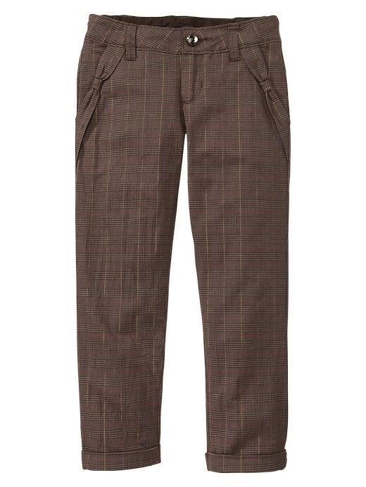 View large product image 1 of 1. Woven plaid pants