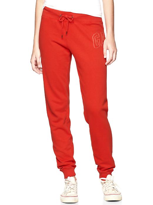 View large product image 1 of 1. Terry arch logo sweatpants