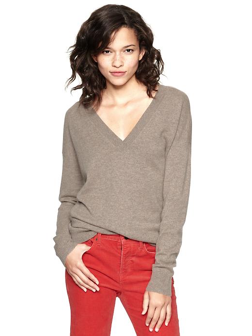 View large product image 1 of 1. Slouchy cashmere sweater