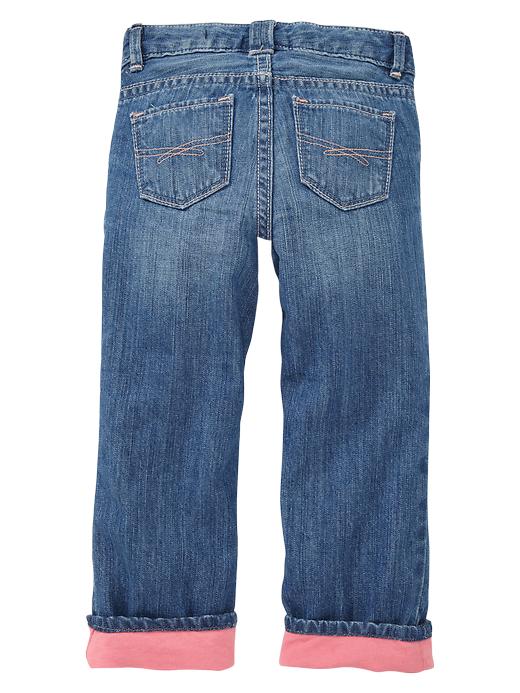 Image number 2 showing, Straight fit jeans (light wash)