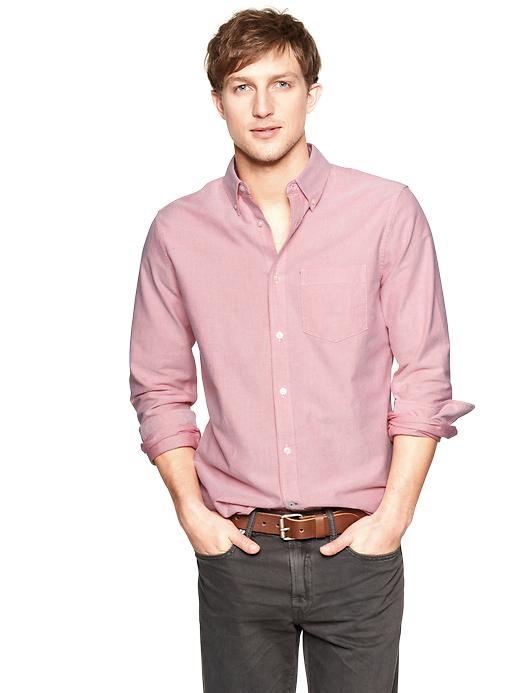 Image number 7 showing, Modern Oxford solid shirt
