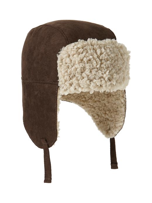 View large product image 1 of 1. Sherpa trapper hat
