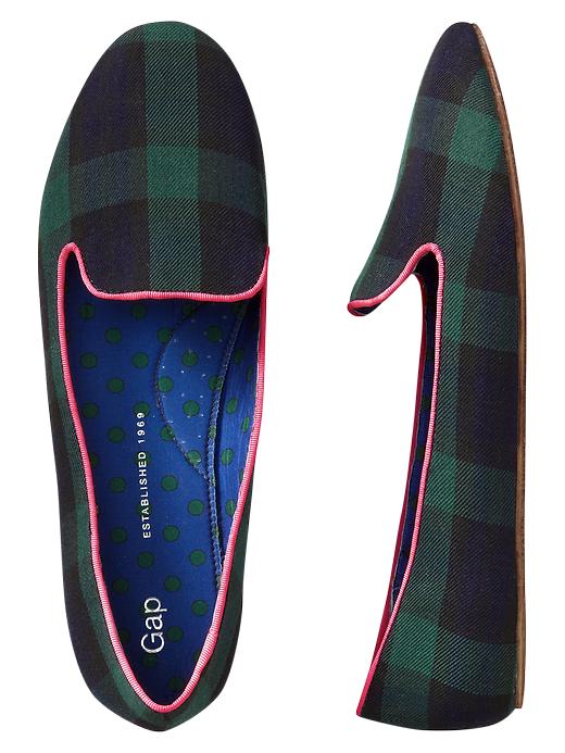 Plaid Gap Patterned Loafers
