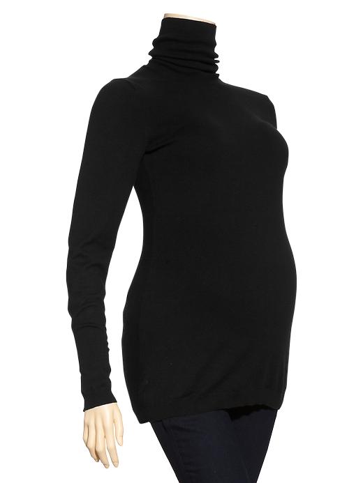 View large product image 1 of 1. Ribbed turtleneck