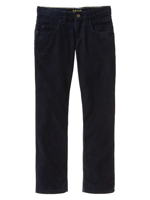 View large product image 1 of 1. Straight corduroy pants