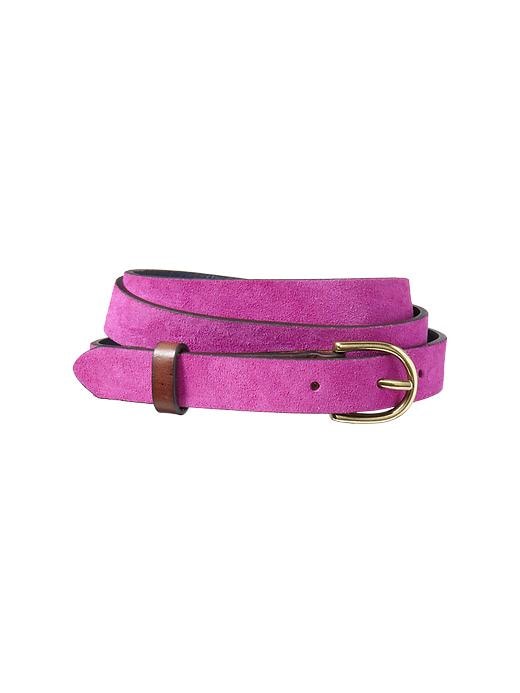 View large product image 1 of 1. Suede belt