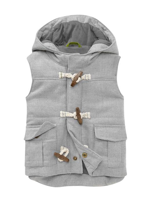 View large product image 1 of 1. Twill toggle vest