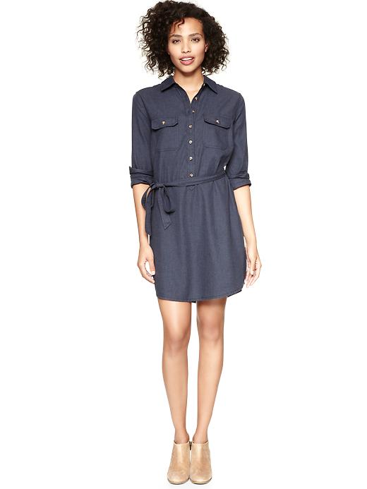 Image number 1 showing, Flannel shirtdress