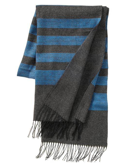 View large product image 1 of 1. Blanket striped scarf