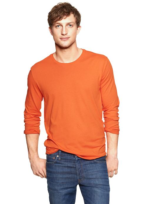 Image number 7 showing, Essential long-sleeve crewneck t-shirt