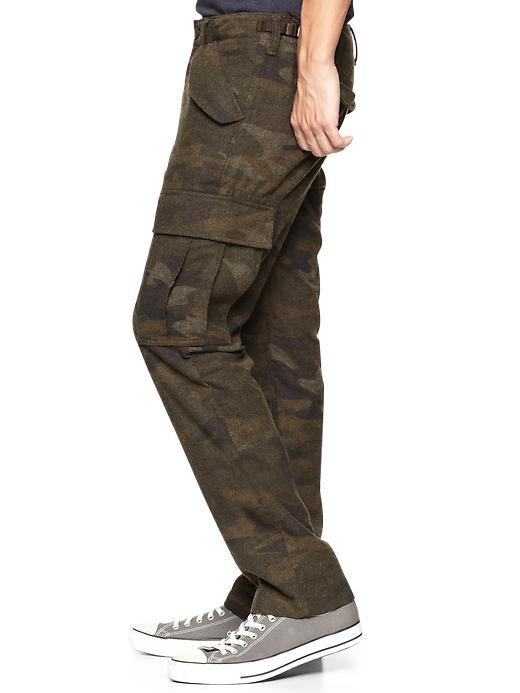 Image number 3 showing, Gap x GQ Mark McNairy Wool Cargo Trousers