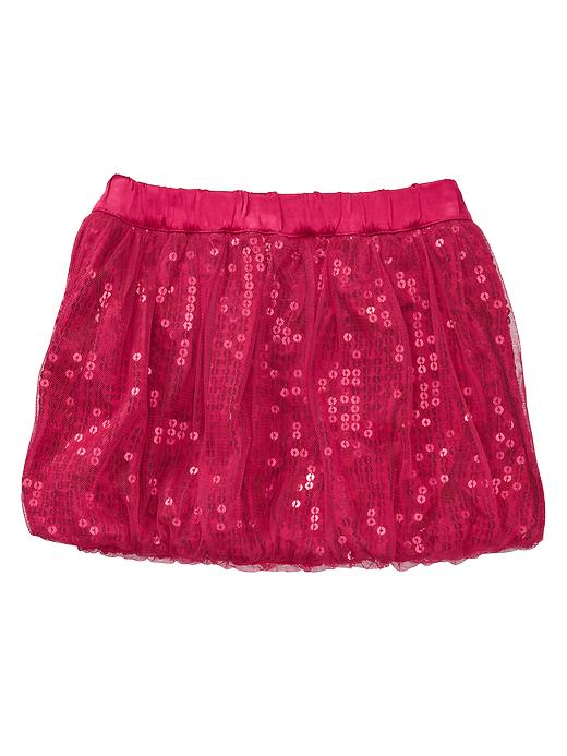 View large product image 1 of 1. Sequin tulle bubble skirt