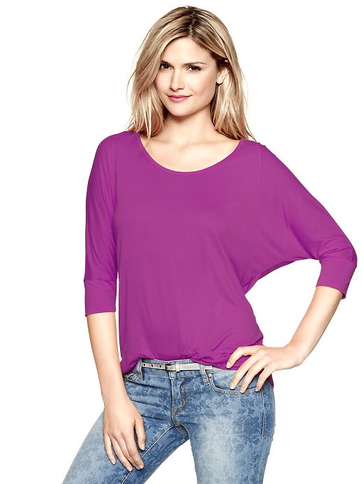 View large product image 1 of 1. Pieced dolman T