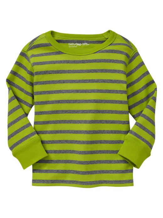 View large product image 1 of 1. Striped long-sleeve T