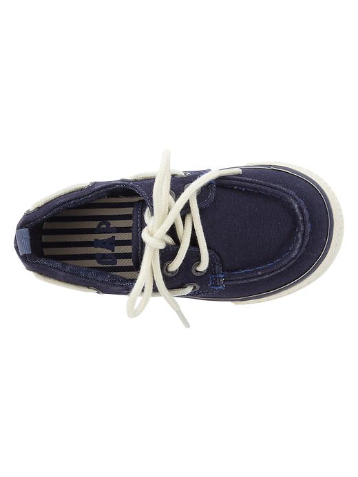 Image number 2 showing, Canvas boat shoes