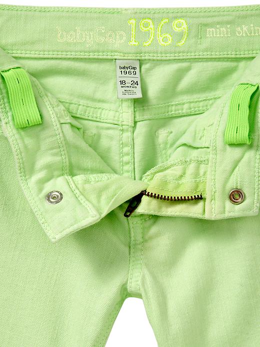 Image number 3 showing, Neon skinny jeans