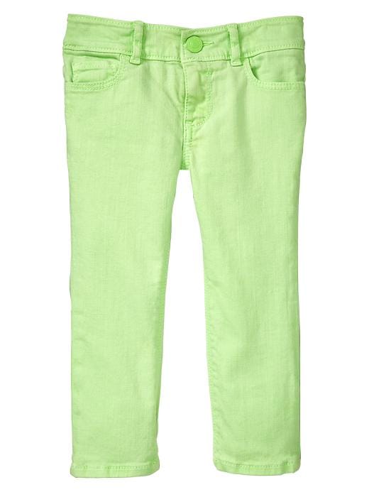 Image number 1 showing, Neon skinny jeans