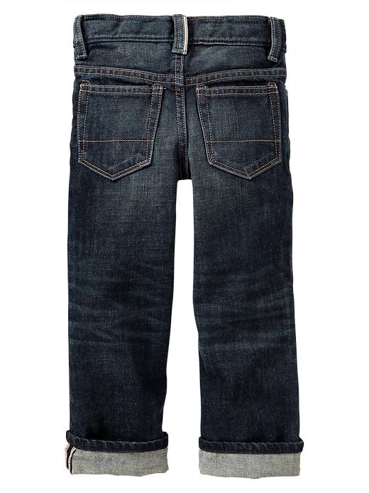Image number 2 showing, First original embroidered jeans (dark wash)